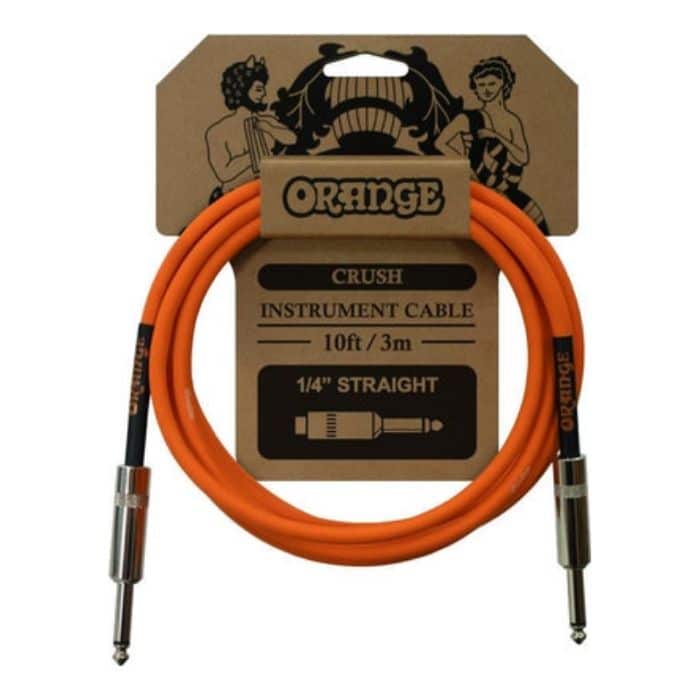 Instrument Cable Plug 1/4 – 1/4 10 Feet Orange