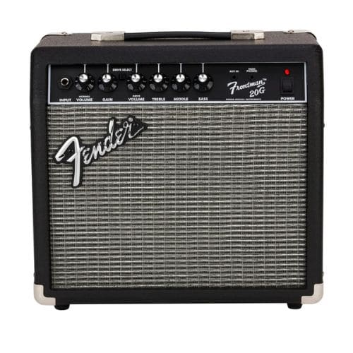 Fender Frontman 20W Electric Guitar Amplifier, Black Fender