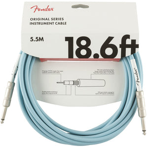 Fender Original Series 18.6ft Straight Tip Instrument Cable - Assorted Colors