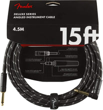 Load image into Gallery viewer, Fender Deluxe Series Angled Tip 15ft Instrument Cable
