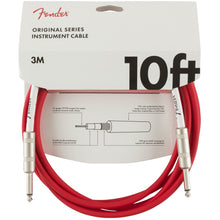 Load image into Gallery viewer, Fender Original Series 10ft Instrument Cable with Straight Tip - Assorted Colors
