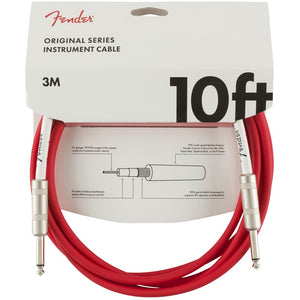 Fender Original Series 10ft Instrument Cable with Straight Tip - Assorted Colors
