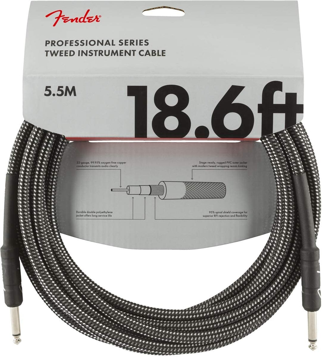 Cable para Instrumentos de 18.6ft con Punta Recta Fender Professional Series