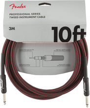 Cargar imagen en el visor de la galería, Cable para Instrumentos de 10ft con Punta Recta Fender Professional Series
