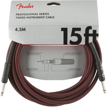 Load image into Gallery viewer, Fender Professional Series 15ft Instrument Cable with Straight Tip
