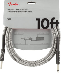 Fender Professional Series 10ft Instrument Cable with Straight Tip
