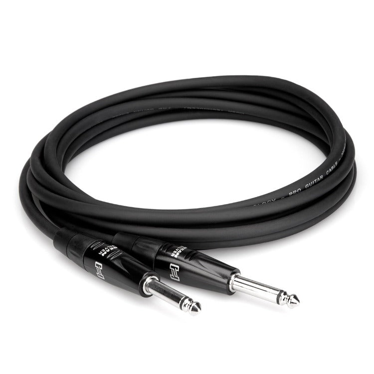 Hosa Pro Series 10ft Straight Tip Instrument Cable