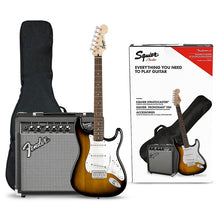 Load image into Gallery viewer, Squier Strat Pack Electric Guitar Bundle
