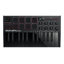 Load image into Gallery viewer, Akai Professional MPK Mini MkIII Special Edition Black MIDI Controller
