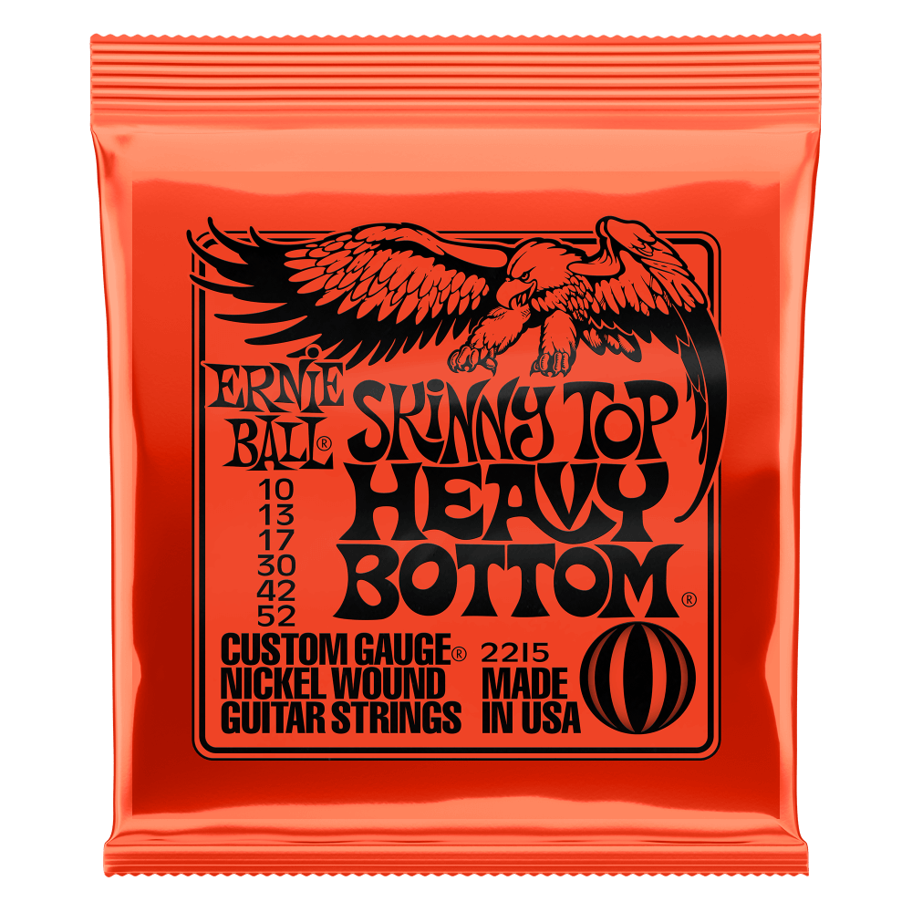 Ernie Ball Skinny Top Heavy Bottom Nickel Wound Electric Guitar Strings 10-52