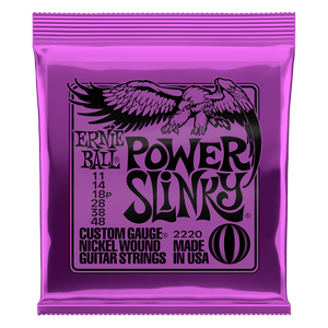 Cuerdas de Guitarra Eléctrica Ernie Ball Power Slinky Nickel Wound 11-48