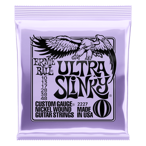 Ernie Ball Ultra Slinky Nickel Wound Electric Guitar Strings 10-48