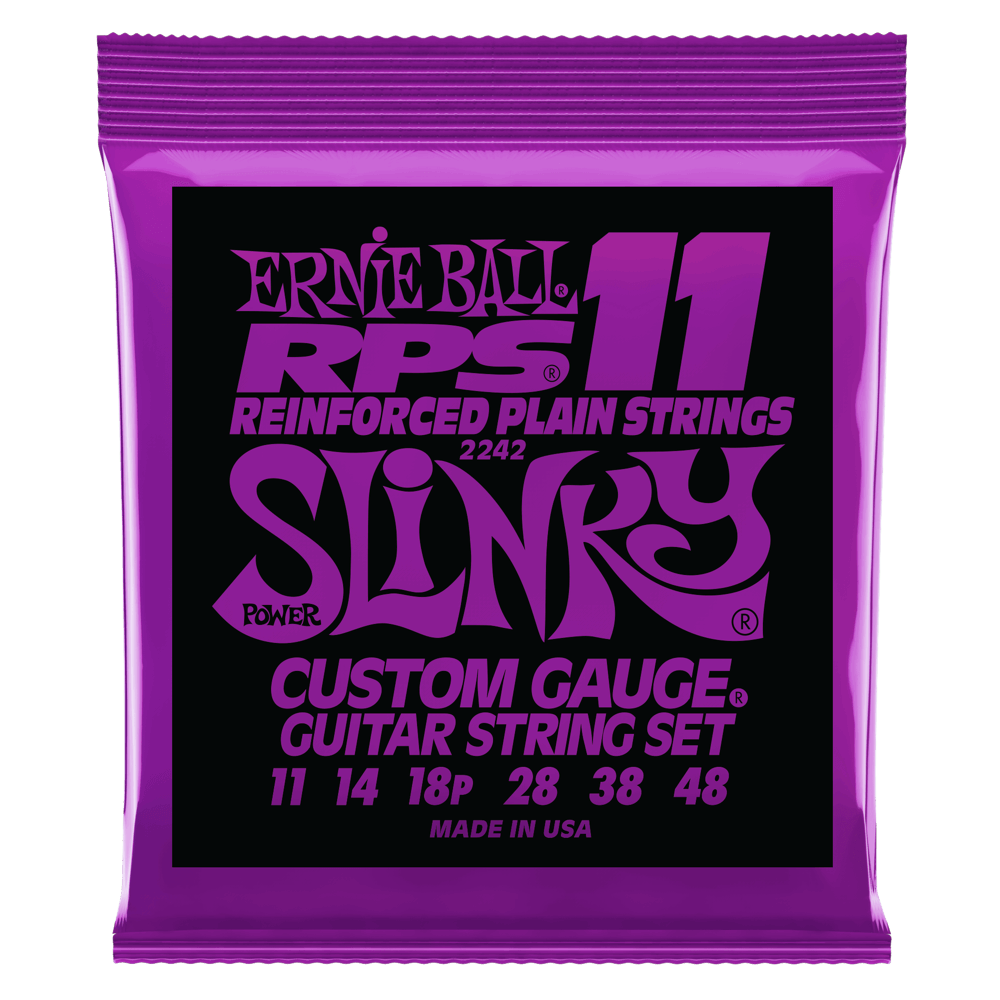 Ernie Ball RPS 11 Power Slinky Nickel Wound Electric Guitar Strings 11 48
