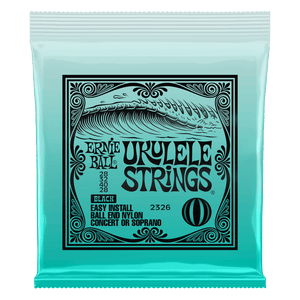 Ukulele Strings Ernie Ball Ukelele Black Nylon