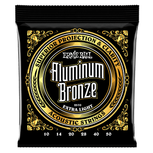 Acoustic Guitar Strings Ernie Ball Aluminum Bronze Extra Light 10-50