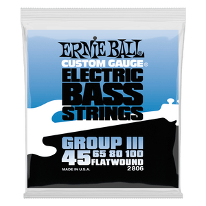 Cuerdas de Bajo Ernie Ball Flatwound Group III 45-100