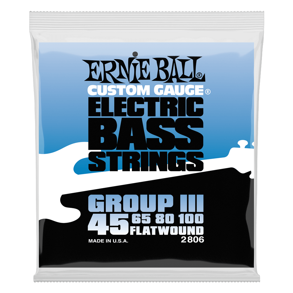 Cuerdas de Bajo Ernie Ball Flatwound Group III 45-100