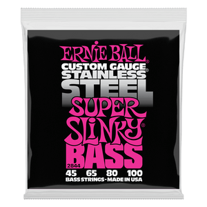 Bass Strings Ernie Ball Super Slinky Stainless Steel 45-100