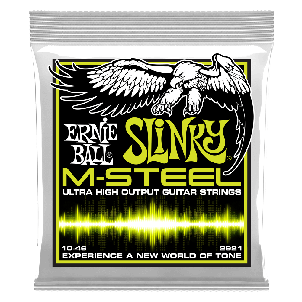 Ernie Ball M-Steel Regular Slinky 10-46 Electric Guitar Strings