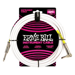 Cables para Instrumento de 15ft con Punta en Ángulo Ernie Ball Classic