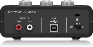 Interfaz de Audio USB Behringer U-PHORIA UM2