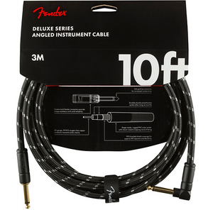 Fender Deluxe Series Angled Tip 10ft Instrument Cable