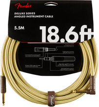 Load image into Gallery viewer, Fender Deluxe Series Angled Tip 18.6ft Instrument Cable
