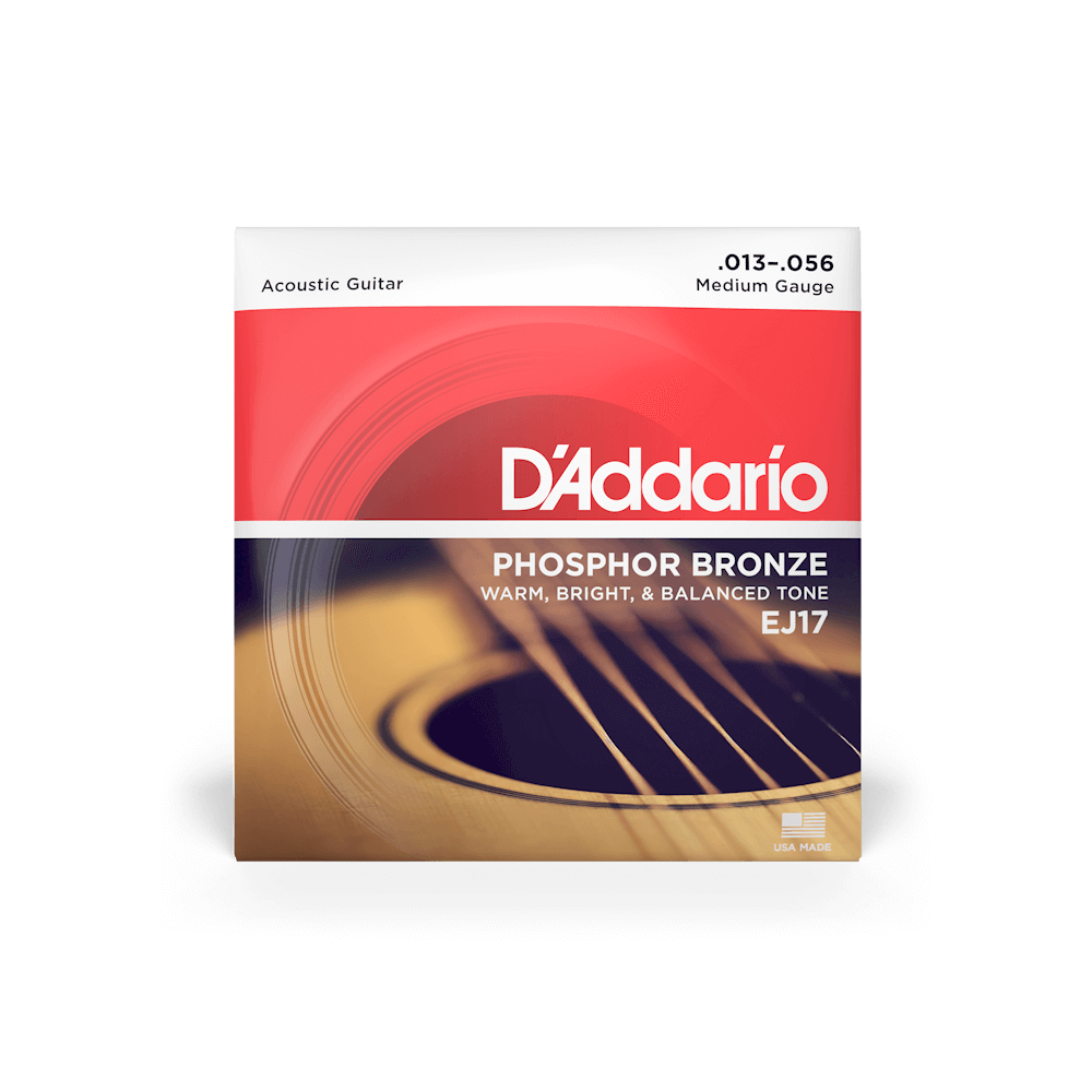 D'Addario EJ17 Phosphor Bronze 13-56 Acoustic Guitar Strings