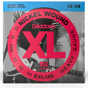 Cuerdas de Guitarra Eléctrica D'Addario XL EXL145 Nickel Wound 12-54