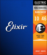 Load image into Gallery viewer, Elixir Nanoweb Nickel Plated Steel 10-46 Electric Guitar Strings
