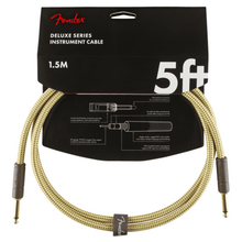 Load image into Gallery viewer, Fender Deluxe Series 5ft Straight Tip Instrument Cable

