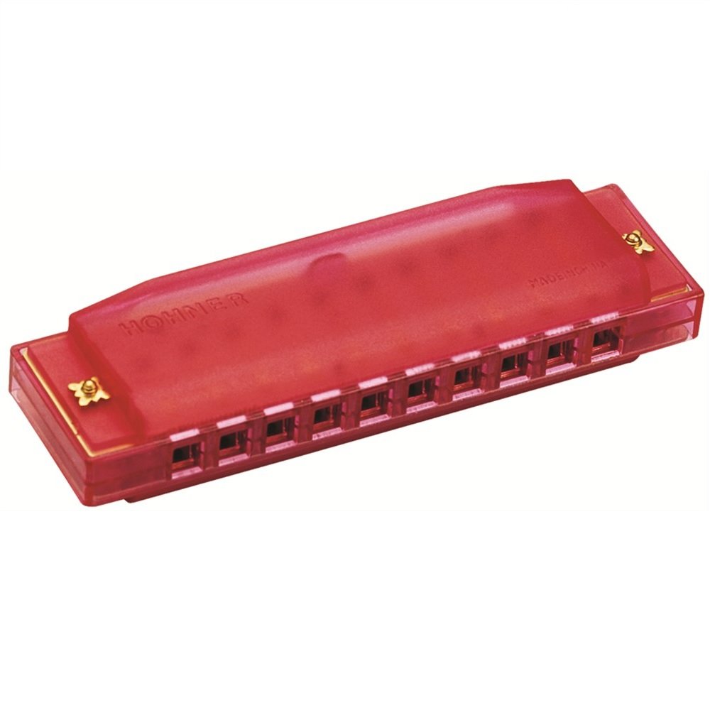 Hohner Transluscent Clearly Colorful Harmonica