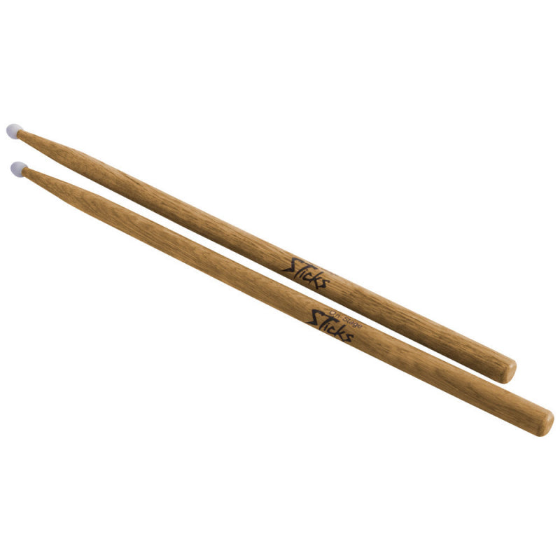 Baquetas de Madera con Punta de Nylon On Stage Sticks HN7A